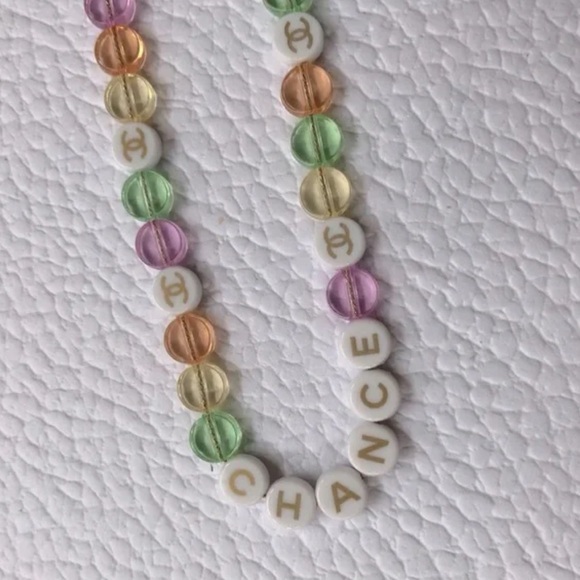 ✨CHANEL Chance Key Chain Cellphone Charm Beaded Logo - Picture 11 of 12
